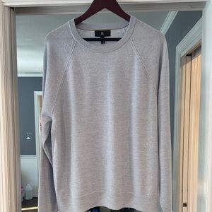 Banana Republic Men's Light Blue Merino Crewneck Sweater XL